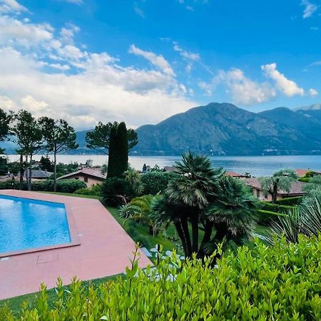 Lake View, Swimming Pool, Tennis Court And Private Parking Mezzegra Exteriör bild