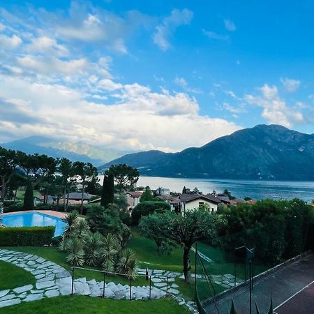 Lake View, Swimming Pool, Tennis Court And Private Parking Mezzegra Exteriör bild