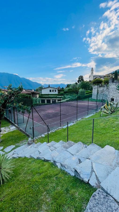 Lake View, Swimming Pool, Tennis Court And Private Parking Mezzegra Exteriör bild